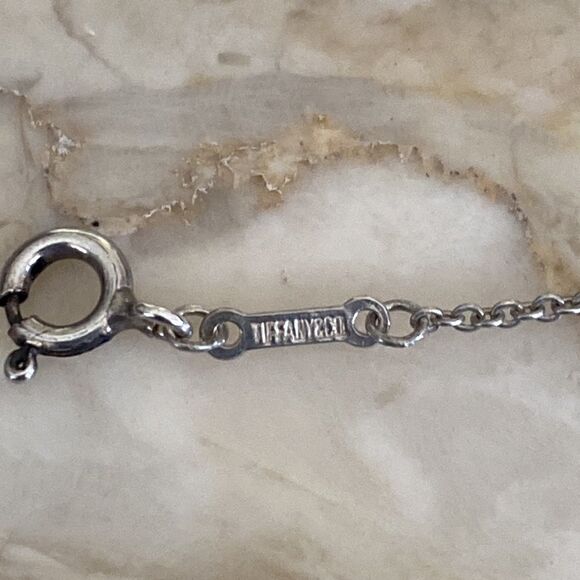 Tiffany & Co. Elsa Peretti Madonna Pendant Necklace 925 Sterling Silver Rare - Picture 7 of 9